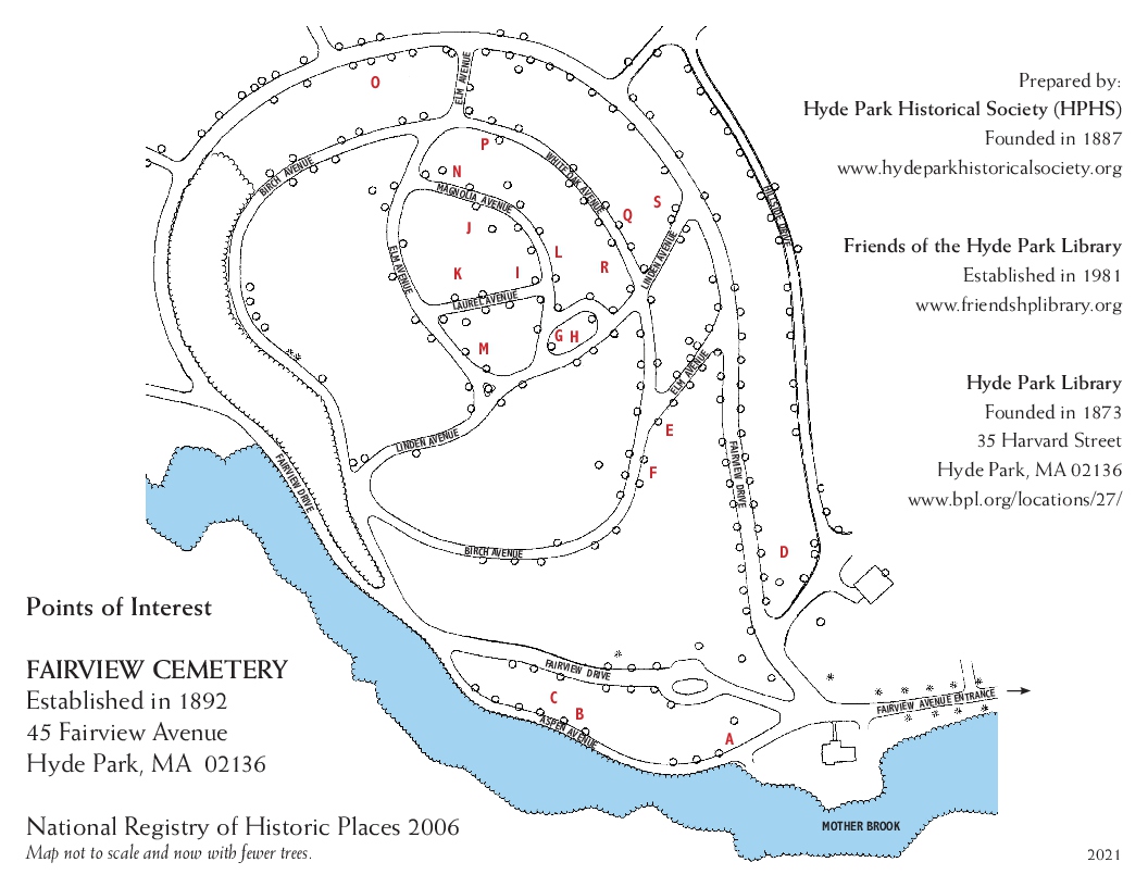 Points of Interest in Fairview Cemetery